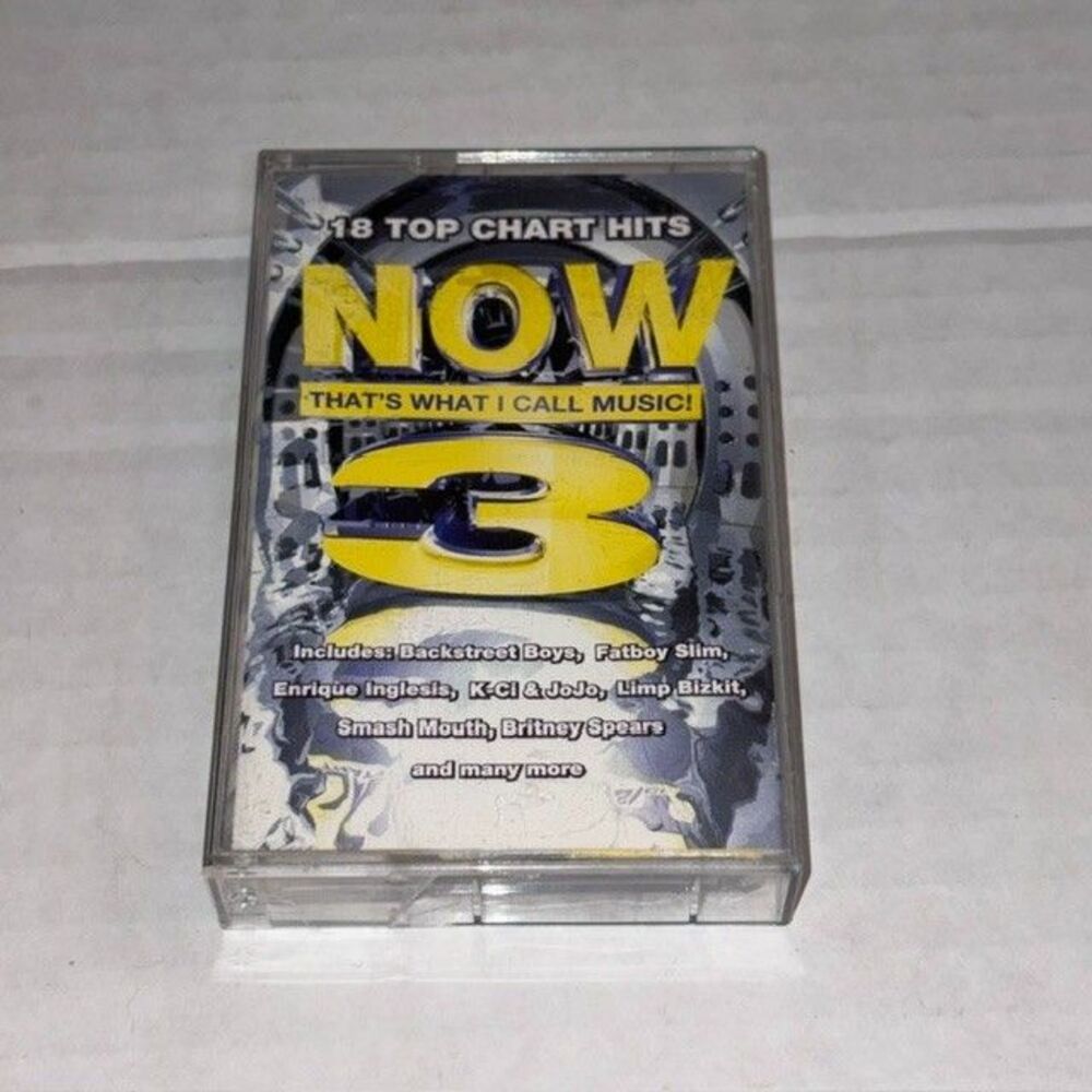 NOW That's What I Call Music Volume 3 Audio Cassette 1999 Blink 182 Limp Bizkit